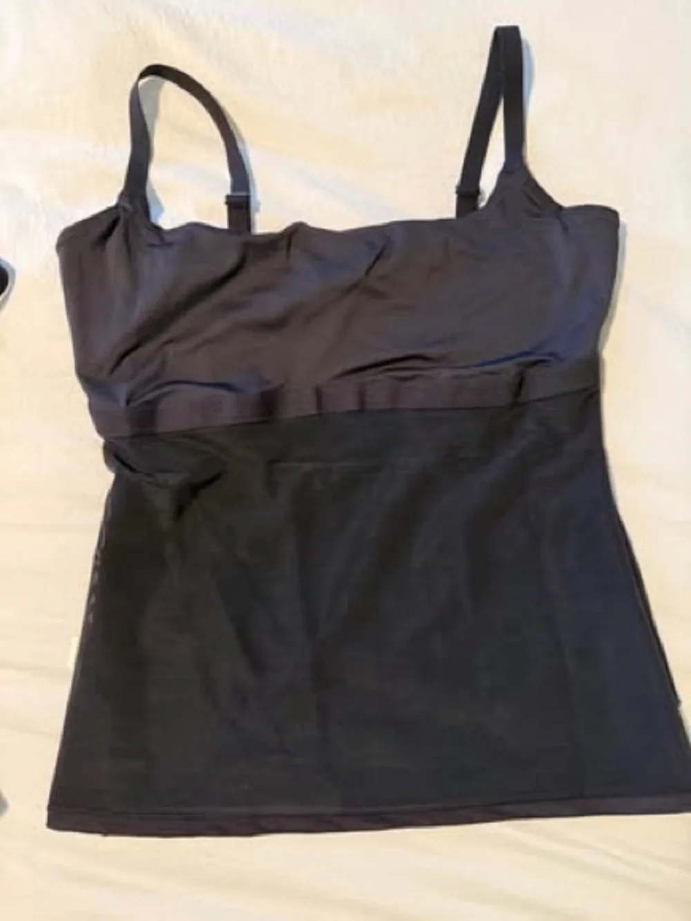 2 Feelingirl smoothing tank tops with adjustable straps and insert bra